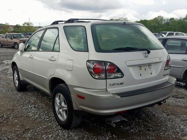 JTJGF10U130151338 - 2003 LEXUS RX 300 WHITE photo 3