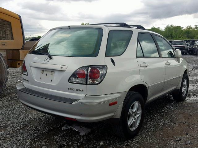 JTJGF10U130151338 - 2003 LEXUS RX 300 WHITE photo 4