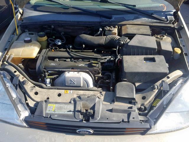 1FAFP38322W272786 - 2002 FORD FOCUS ZTS TAN photo 7