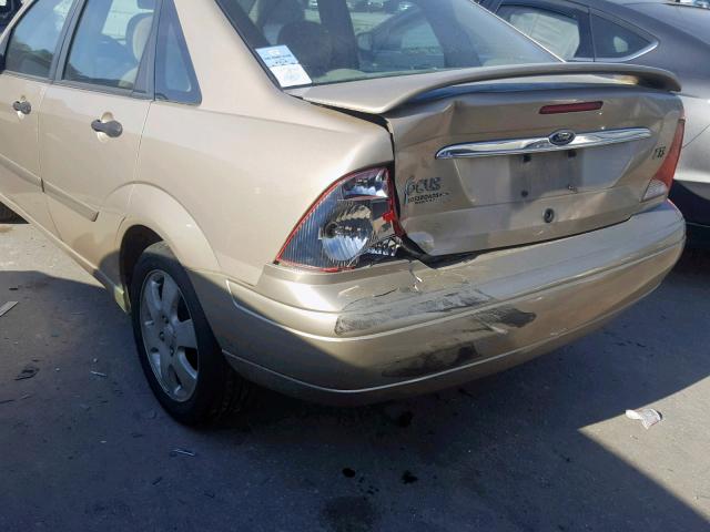 1FAFP38322W272786 - 2002 FORD FOCUS ZTS TAN photo 9