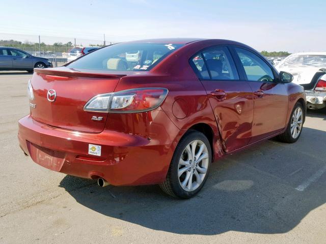 JM1BL1S6XA1183636 - 2010 MAZDA 3 S RED photo 4