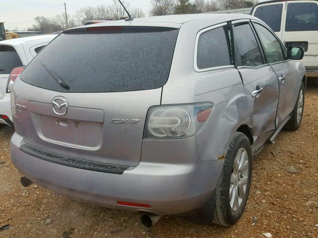 JM3ER293770111456 - 2007 MAZDA CX-7 SILVER photo 4