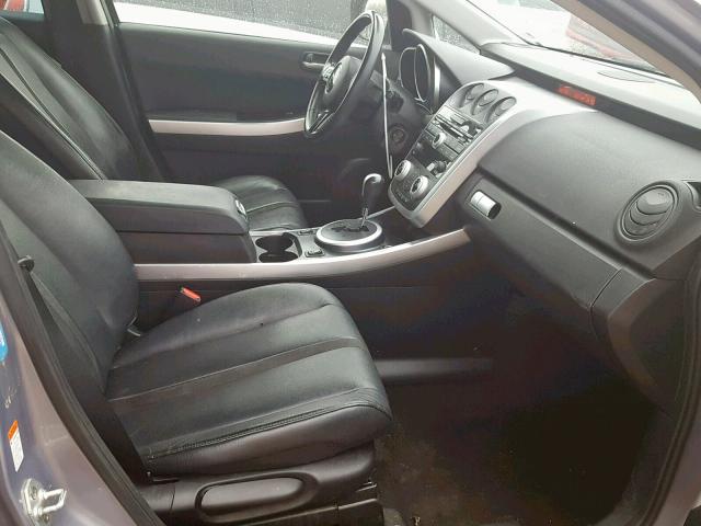 JM3ER293770111456 - 2007 MAZDA CX-7 SILVER photo 5