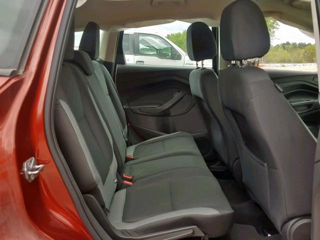 1FMCU0F73GUB79123 - 2016 FORD ESCAPE S ORANGE photo 6