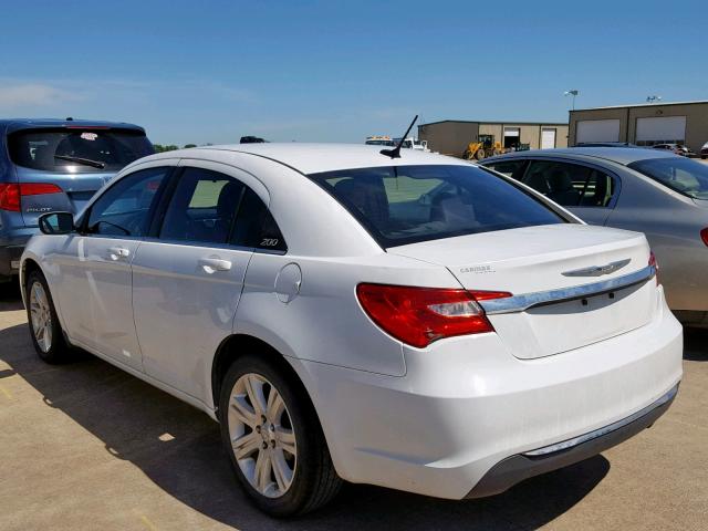 1C3CCBBB2DN695545 - 2013 CHRYSLER 200 TOURIN WHITE photo 3