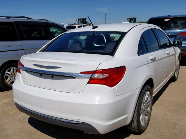 1C3CCBBB2DN695545 - 2013 CHRYSLER 200 TOURIN WHITE photo 4