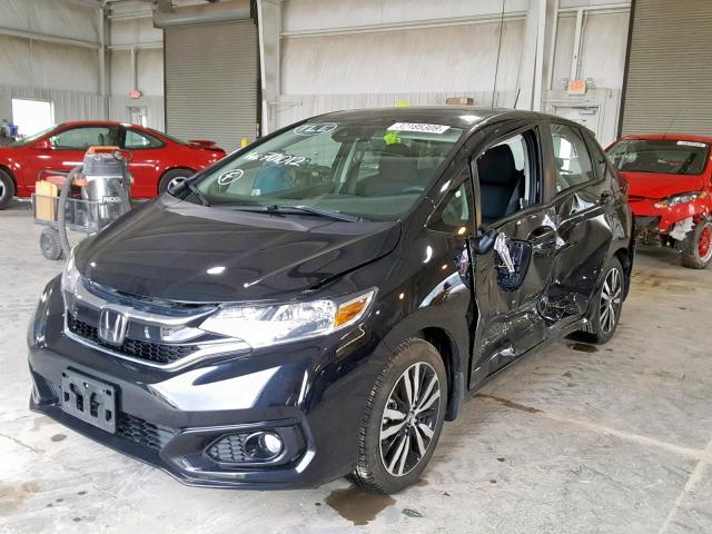 3HGGK5H82KM701012 - 2019 HONDA FIT EX BLACK photo 2