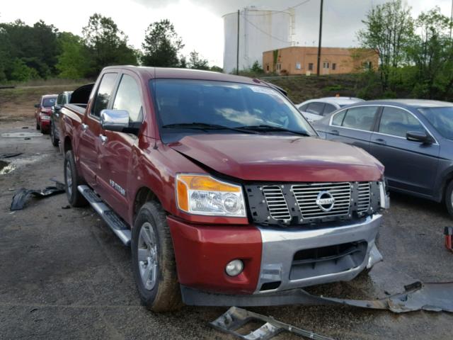 1N6BA0ED9EN502580 - 2014 NISSAN TITAN S RED photo 1