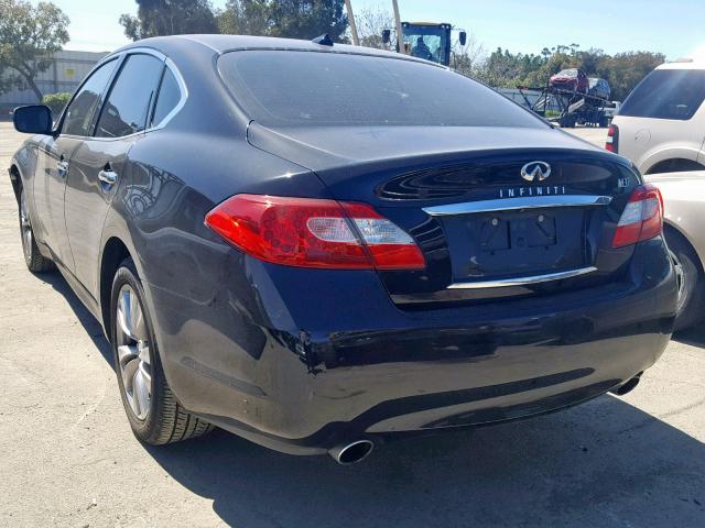 JN1BY1AP5CM332230 - 2012 INFINITI M37 BLACK photo 3