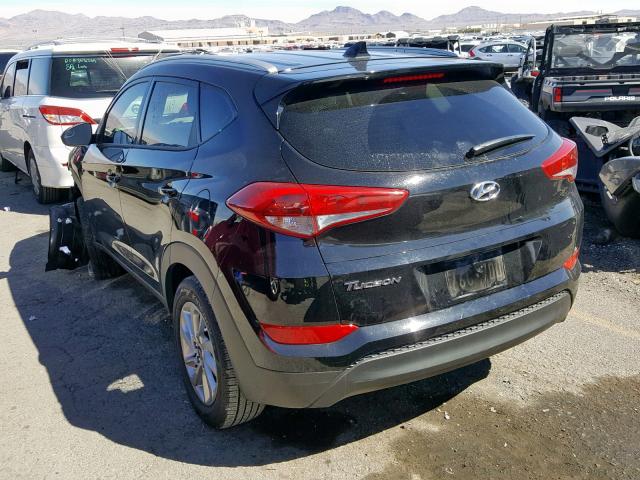 KM8J33A47JU700537 - 2018 HYUNDAI TUCSON SEL BLACK photo 3