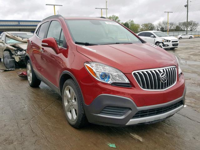 KL4CJASB5GB709868 - 2016 BUICK ENCORE RED photo 1