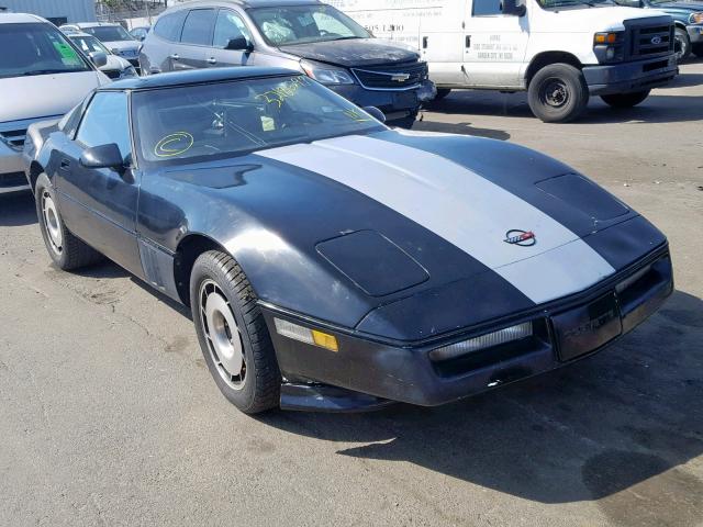 1G1YY0787F5112015 - 1985 CHEVROLET CORVETTE BLACK photo 1