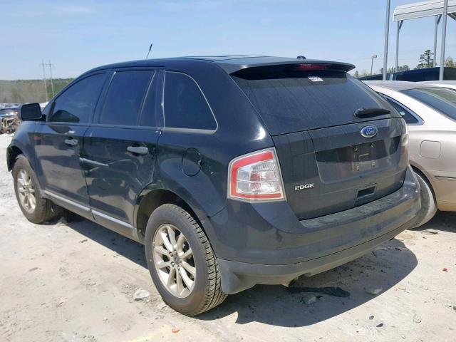 2FMDK36CX8BA94702 - 2008 FORD EDGE SE BLACK photo 3