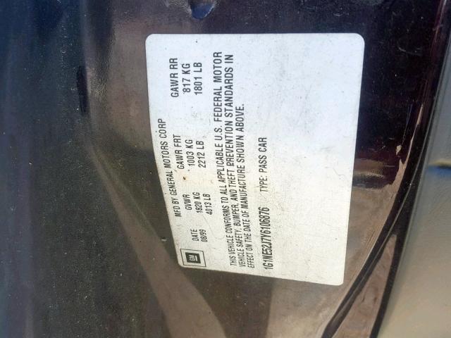 1G1NE52J7Y6106876 - 2000 CHEVROLET MALIBU LS PURPLE photo 10