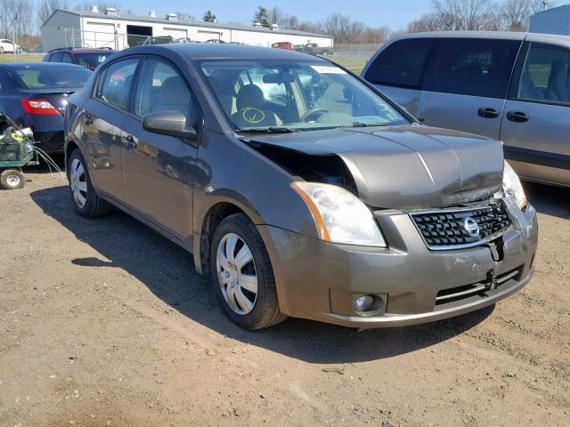 3N1AB61E78L716634 - 2008 NISSAN SENTRA 2.0 GRAY photo 1