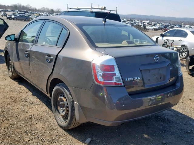 3N1AB61E78L716634 - 2008 NISSAN SENTRA 2.0 GRAY photo 3