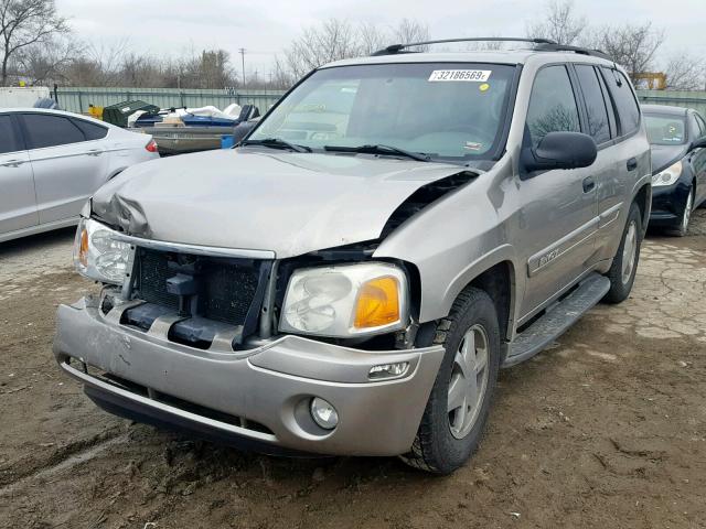 1GKDT13S622463770 - 2002 GMC ENVOY GRAY photo 2