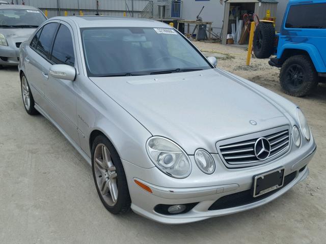 WDBUF76J53A355641 - 2003 MERCEDES-BENZ E 55 AMG SILVER photo 1