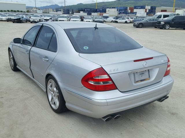 WDBUF76J53A355641 - 2003 MERCEDES-BENZ E 55 AMG SILVER photo 3