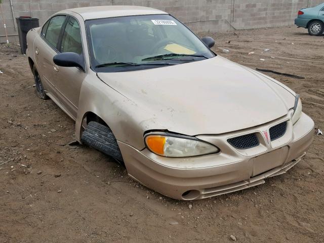 1G2NE52F45M201605 - 2005 PONTIAC GRAND AM S GOLD photo 1
