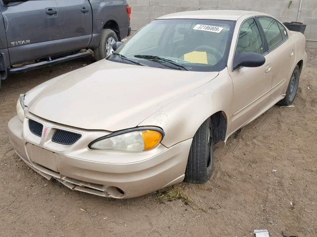 1G2NE52F45M201605 - 2005 PONTIAC GRAND AM S GOLD photo 2