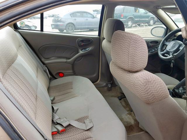 1G2NE52F45M201605 - 2005 PONTIAC GRAND AM S GOLD photo 6