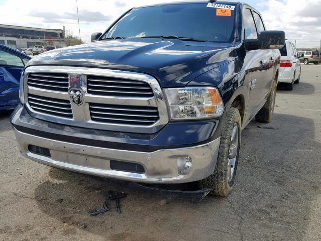 3C6RR7LT0GG332397 - 2016 RAM 1500 SLT BLACK photo 2