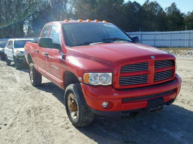 3D7KU28D14G257126 - 2004 DODGE RAM 2500 S RED photo 1