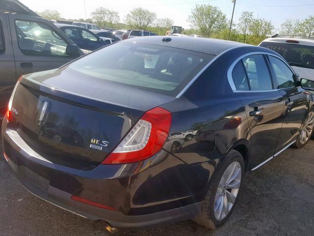 1LNHL9EK0DG602527 - 2013 LINCOLN MKS BLACK photo 4