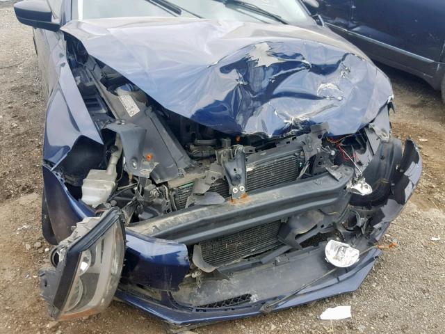 3VW2K7AJ9CM363043 - 2012 VOLKSWAGEN JETTA BASE BLUE photo 9