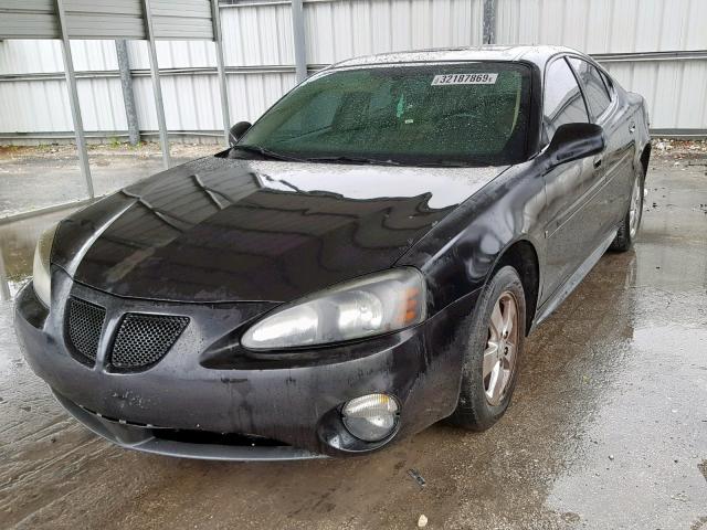 2G2WP582981176820 - 2008 PONTIAC GRAND PRIX BLACK photo 2