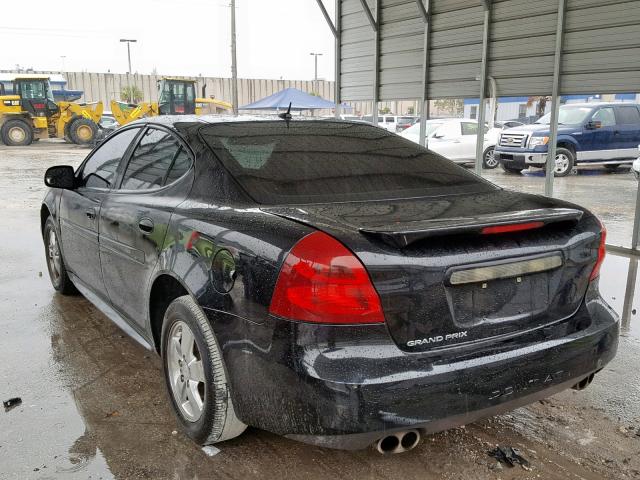 2G2WP582981176820 - 2008 PONTIAC GRAND PRIX BLACK photo 3