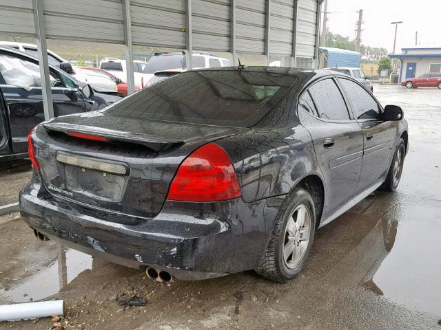 2G2WP582981176820 - 2008 PONTIAC GRAND PRIX BLACK photo 4