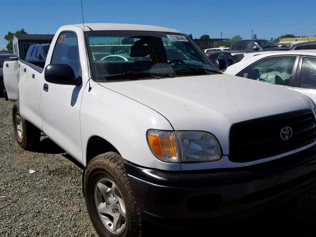 5TBJN3214YS062810 - 2000 TOYOTA TUNDRA WHITE photo 1