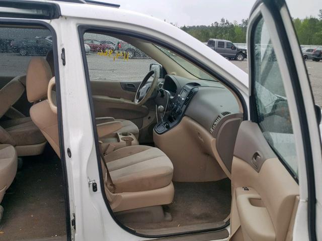 KNDMG4C73C6421354 - 2012 KIA SEDONA LX WHITE photo 5