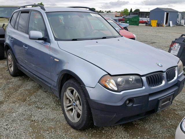 WBXPA93455WD19435 - 2005 BMW X3 3.0I BLUE photo 1