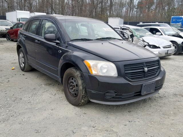 1B3HB28B77D549584 - 2007 DODGE CALIBER BLACK photo 1