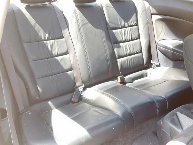 1HGCS12808A003116 - 2008 HONDA ACCORD EXL SILVER photo 6