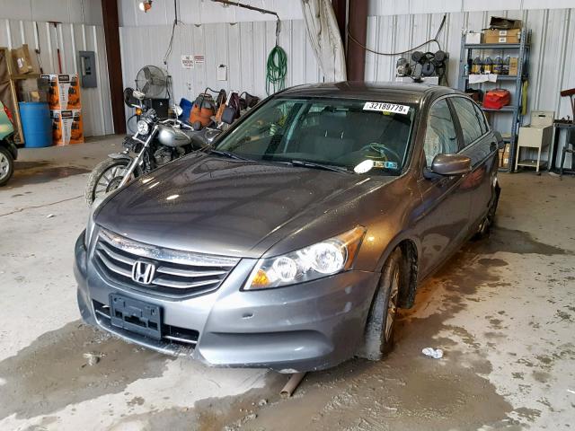 1HGCP2F47BA094245 - 2011 HONDA ACCORD LXP GRAY photo 2