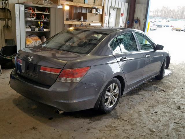 1HGCP2F47BA094245 - 2011 HONDA ACCORD LXP GRAY photo 4