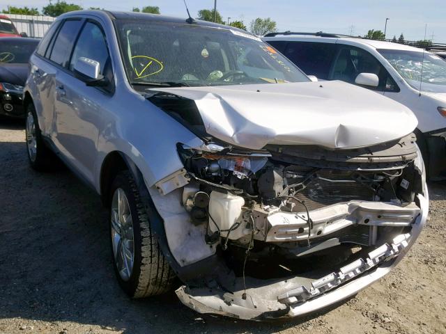 2FMDK3JC4DBE34735 - 2013 FORD EDGE SEL SILVER photo 1