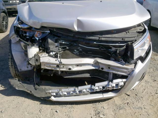 2FMDK3JC4DBE34735 - 2013 FORD EDGE SEL SILVER photo 9