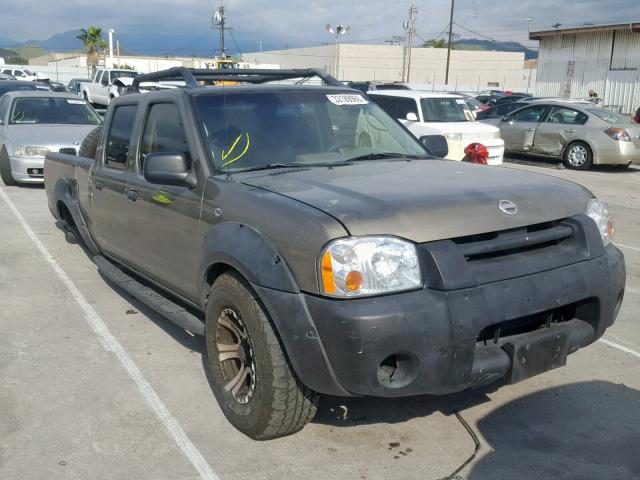 1N6ED29Y72C357074 - 2002 NISSAN FRONTIER C GREEN photo 1