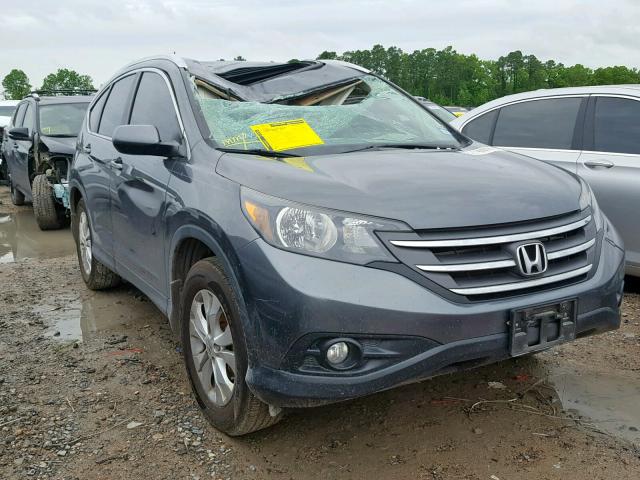 5J6RM4H77CL034633 - 2012 HONDA CR-V EXL GRAY photo 1