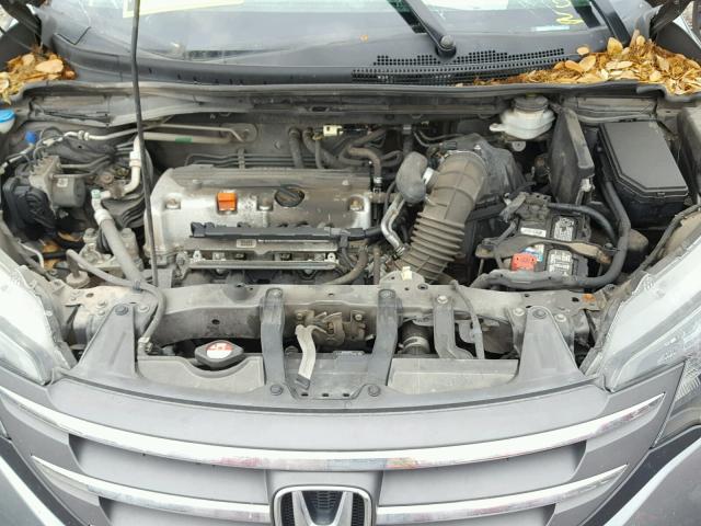 5J6RM4H77CL034633 - 2012 HONDA CR-V EXL GRAY photo 7