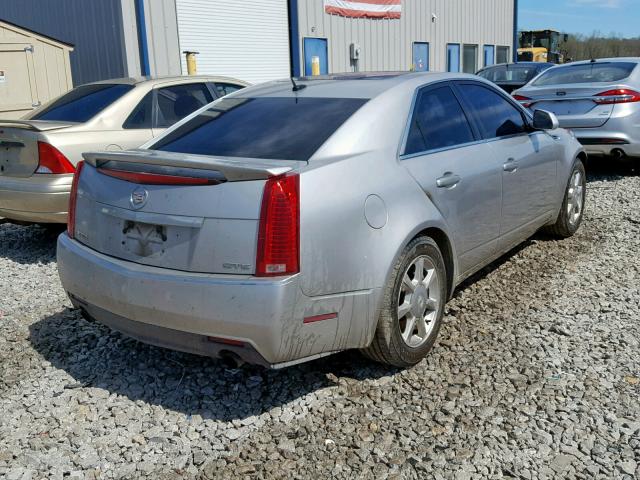 1G6DP57V080110363 - 2008 CADILLAC CTS HI FEA SILVER photo 4