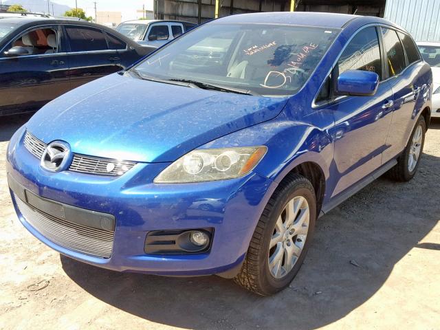 JM3ER293570144004 - 2007 MAZDA CX-7 BLUE photo 2