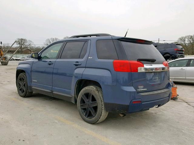 2CTALUEC7B6464083 - 2011 GMC TERRAIN SL BLUE photo 3