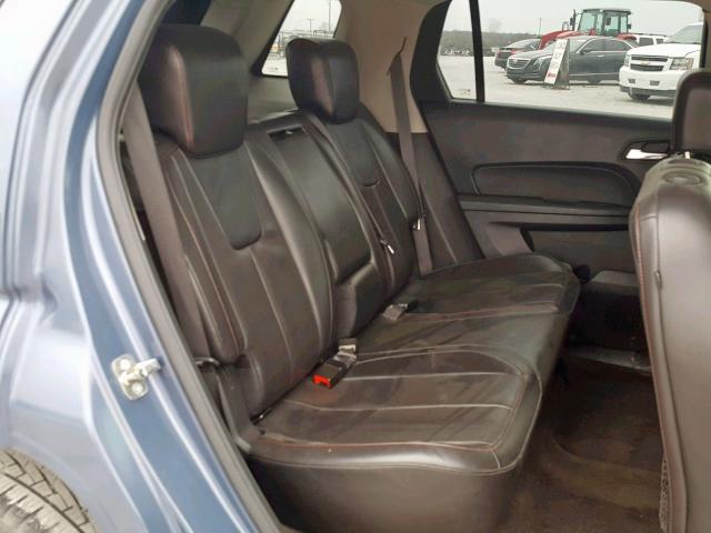 2CTALUEC7B6464083 - 2011 GMC TERRAIN SL BLUE photo 6