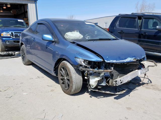 2HGFG12629H519476 - 2009 HONDA CIVIC LX BLUE photo 1